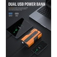 thumbnail image 5 of 5000A Car Jump Starter, Portable Battery Booster Pack for Up to 10.0L Gas & Diesel Engines, OLGEO 12V Jump Box for Cars, Trucks, SUV, Auto Power-Off, LED Light, 5 of 8