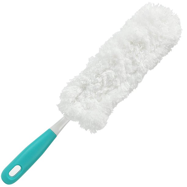 Microfiber Hand Duster with Rubberized Grip Handle 17.7" x 3.9"