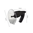thumbnail image 3 of 1 Pcs Parabolic Microphone 300ft Range Sound Amplifier with 8X Monocular & Recording for Birdwatching Surveillance Outdoor Activities ABS Lens, 3 of 9
