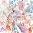 thumbnail image 4 of Wrapables Decorative Scrapbooking Washi Stickers, DIY Crafts for Stationery, Diary, Card Making (60 pcs), Gold Foil 2 (Fairies), 4 of 5