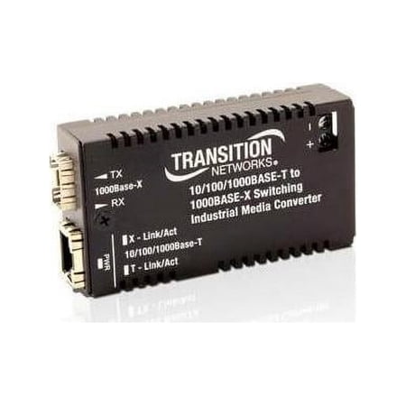 UPC: 0648177040100 | Transition Networks Hardened Mini 10/100/1000 Bridging Media Converter