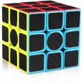 thumbnail image 3 of Speed Cube Carbon Fiber 2x2 3x3 Pyramid Speed Cube Bundle, 2by2 3by3 Pyramid Speed Cubes Set Magic Cube Toys for Kids Adult, 3 of 8