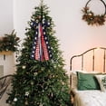 thumbnail image 6 of Patriotic Decorations, 1Pcs Large Patriotic Ribbon Bow, 4Th Of July Red White And Blue Bows Clip-On Star Sash Patriotic Wreaths For Front Door Indoor Outdoor Memorial Day Decoration(Blue), 6 of 9