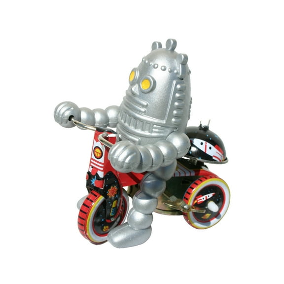 SHAN MS013 Collectible Tin Toy - Robot on Bike