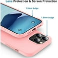 thumbnail image 2 of Entronix Silicone Soft Case Designed for iPhone 14 Pro Max, Shockproof Durable Slim Fit, Pink, 2 of 6