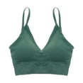 thumbnail image 1 of Bralette corto para mujer Hugo sin costuras verde, 1 of 10