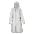 thumbnail image 1 of MIASHUI Imperméable à Capuche Long Poncho de Pluie d'Urgence pour Hommes Femmes Adultes, Blanc, m, 1 of 8