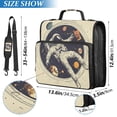thumbnail image 2 of FORMRS Zipper Binder with Shoulder Strap 2-inch Ring 500 Sheet Capacity File Bag, Astronaut Floating, 2 of 5
