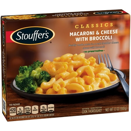 STOUFFER'S CLASSICS Macaroni & Cheese with Broccoli 12 oz Box