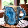 Crystal Mineral Coffee Mugs,2024 New Multi colored Mineral Crystal