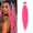 #005(PINK), variant on Dengmore Pink Braiding Hair Pre stretched 26Inch Pre-stretched Braiding Hair Low-temperature Flame-retardant, Stretchable Large Braided Wig Short Hair Extensions for Braids