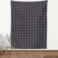 thumbnail image 4 of Abstract Upholstery Fabric by the Yard, Contemporary Layout of Diagonal Squares Graphical Shapes, Decorative Fabric for DIY and Home Accents, Violet Charcoal Grey by Ambesonne, 4 of 5
