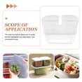 thumbnail image 4 of 3pcs Fruit Vegetable Storage Containers for Fridge Produce Saver Containers Refrigerator Organizer Bins with Lids, 4 of 9