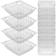 PIXNOR 10 Pcs Bird Nest for Cage Cages Parakeets Plastic Pigeon Coop Hollow Out