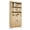 Pantry Cabinets-Beige, variant on PHOYAL 68" Tall Fluted Kitchen Pantry Storage Cabinet, Large Storage Cabinet with 3 Adjustable Shelves and 2 Doors, Freestanding Cupboard Buffet for Kitchen, Dining Room, Walnut