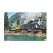 Fun Express Railroad VBS Train & Cliff Backdrop Banner Set - Colorful Party Decor Kids Events Themed Parties Birthday Celebrations & Special Occasions - Perfect Fun & Festive Atmospheres - 3 Pieces
