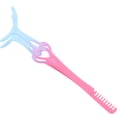 thumbnail image 1 of TABLZONE Rust Resistant Metal Lash Clamp Tweezers with Comb for Precise Beauty and Makeup Application, 1 of 8