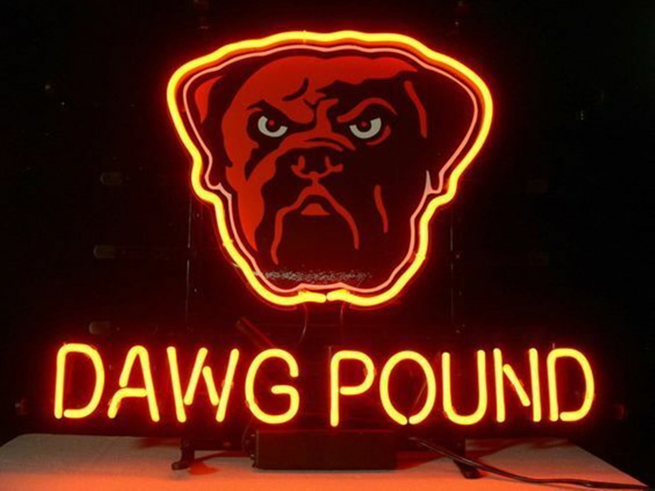 cleveland browns neon light