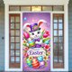 thumbnail image 5 of Hogar y jardín, Decoración navideña, Cubiertas para puertas de Pascua, Decoraciones de conejito, Banners, Telones de fondo, Decoraciones para fiestas, Arreglo de cortinas para puertas, 5 of 6