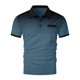 thumbnail image 5 of Eres Más Que una Camisa de Puntuación de Prueba Polka Gradiente Botón de Solapa, Deporte de Manga Corta Top de los Hombres, 5 of 5