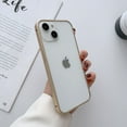 thumbnail image 1 of ELEHOLD for iPhone 12 Pro / 12 6.1 inch Metal Bumper Case, Frosting Matte Metal Frame Case Soft TPU Inner Support Wireless Charging Non-Slip Slim Case for iPhone 12 Pro/iPhone 12, Gold, 1 of 10