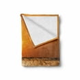 thumbnail image 2 of Desert Soft Flannel Fleece Blanket, Drought Land and Hot Weather Climate Theme Sun Arid Country Landscape, Cozy Plush for Indoor and Outdoor Use, 60" x 80", Sand Brown Orange Yellow, by Ambesonne, 2 of 6