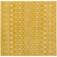 thumbnail image 7 of Rugs.com Moroccan Trellis Collection Rug – 3 Ft Square Yellow Medium Rug Perfect For Living Rooms, Kitchens, Entryways, 7 of 7