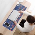 thumbnail image 3 of Long Mouse Pads for Desk,Pioneer Flower Floral Print Pattern Desk Mats on Top Of Desks, Desk Mouse Pad Extra Large with 3mm Non-Slip Base and Stitched Edge for Gaming,Office,Work,Home 31.5"x11.8", 3 of 6