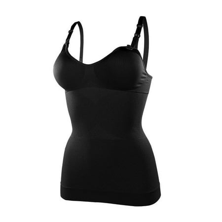 

Women Maternity Nursing Tank Tops Breastfeeding Tops Ruched Maternity Nursing Bra-1Pack