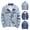 Light Blue, variant on Slim Fit Denim Jacket for Men Long Sleeve Hoodless Casual Solid Lightweight Outwear for Daily Street
