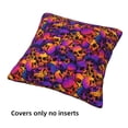 thumbnail image 3 of Throw Pillow Covers, Skull Print P Soft Square Pillow Cases with Invisible Zipper for Couch Bed Sofa, Farmhouse Fall Home Decor 20"x20", 3 of 7