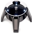 thumbnail image 1 of Leadleds Exquisite New Black Solar Powered Display Stand Rotating Turntable with White LED Light + (Colored Unit Packing Box), 1 of 6