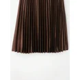 thumbnail image 5 of Women's pleated midi skirt, casual summer style, 5 of 7