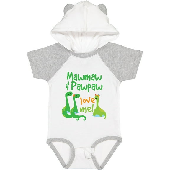 Inktastic Mawmaw and Pawpaw Love Me Boys Baby Bodysuit