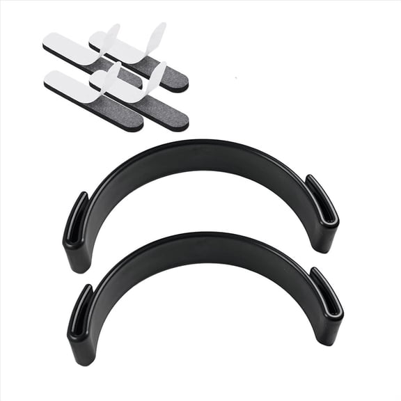 Rollbacks & More Hat Bill Bender, Brim Curving Band Shaper for Caps, Comes with Sizing Reducer Tape Black 2Pcs