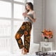 thumbnail image 5 of Fotbe Autumn Pumpkin Leaves Pantalones de Pijama para Mujer, Pantalones de Dormir, Pantalones Pj con Cordón y Bolsillos-X-Large, 5 of 6