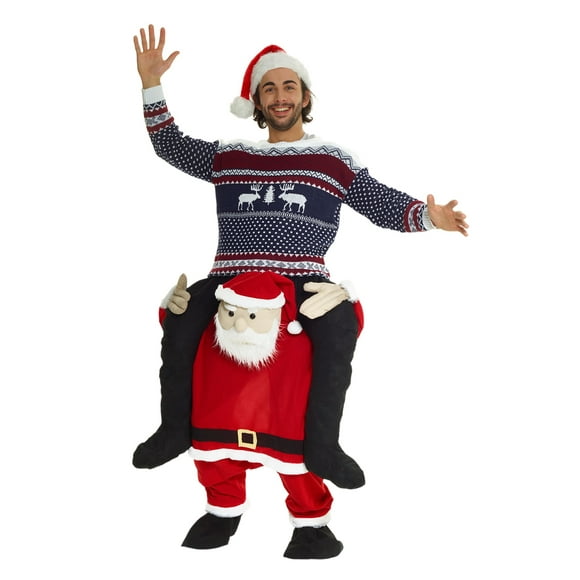 Santa Piggyback Adult Costume