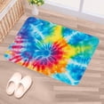 thumbnail image 5 of Tie Dye Elegant Polyester Indoor Rug, Non-Slip Chair Rug, Machine Washable Floor Rugs, 5 of 6