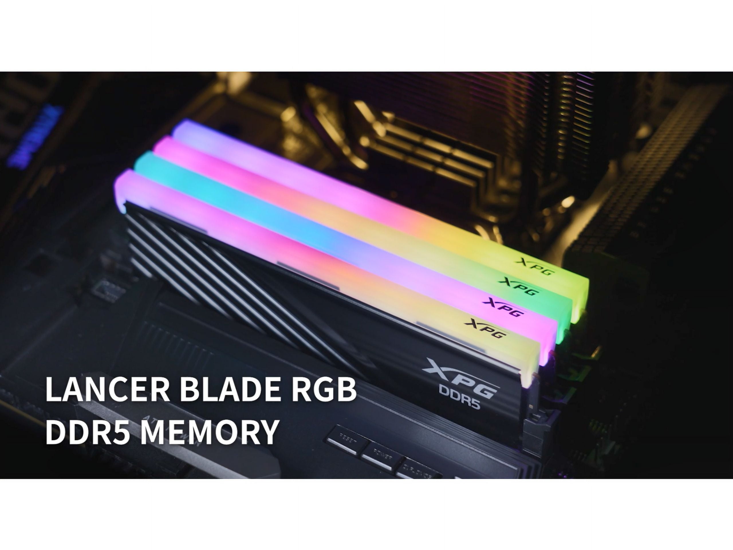 XPG LANCER RGB 32GB DDR5 6400 PC RAM, 288-Pin, CAS Latency 32