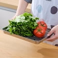 thumbnail image 1 of Becaristey Stainless Tray Easy Access And Multi-functional For Food Storage And Baking Stainless Steel Tray Stainless Steel 430square tray medium 5Set, 1 of 6