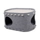 thumbnail image 4 of Casa para gatos, cama para gatos, cueva, cama cerrada, escondite para gatos, muebles para gatos, caseta, túnel para gatos Gris claro, 4 of 9
