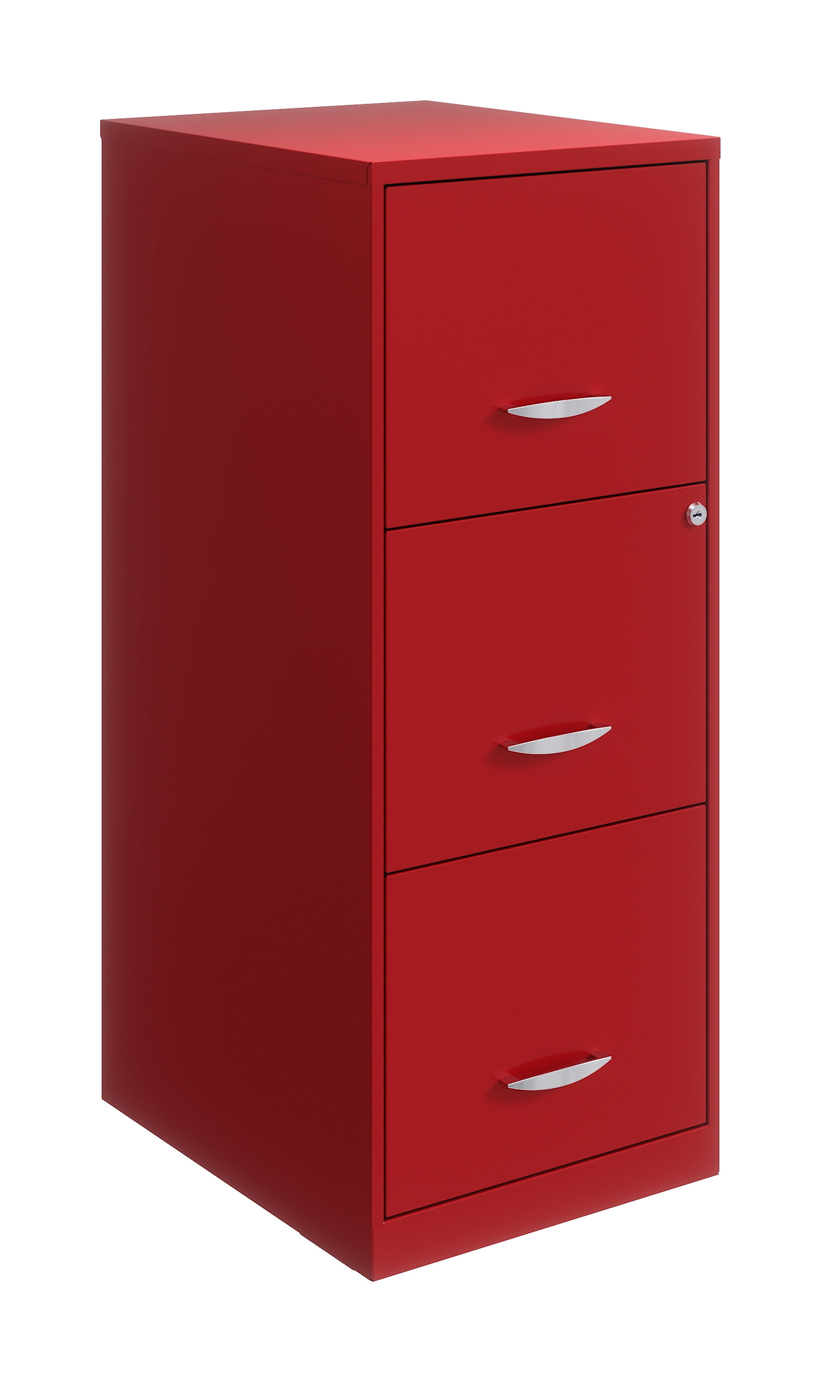 3-Drawer Letter File,Full-Suspension 18 Wide Filing Cabinet with Lock Bestmassage 