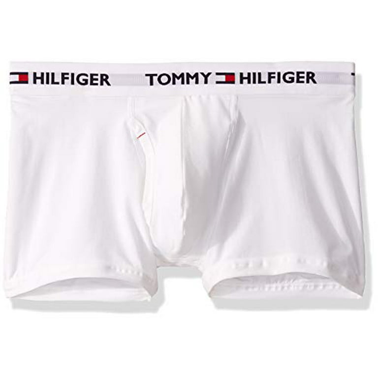Tommy Hilfiger Men's Underwear Everyday Micro Multipack Trunks, White (3  Pack), M 