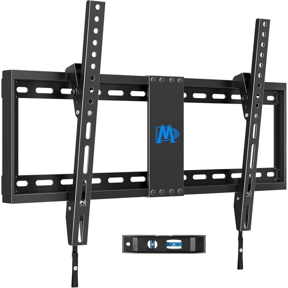 TV Wall Mount for Most 37-75 Inch TVs Universal Tilt TV Mount Fit 16" 18" 24" Stud with Loading Capacity 132lbs Max Vesa 600 x 400mm Low Profile Flat Wall Mount TV Bracket