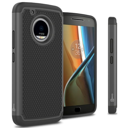 CoverON Motorola Moto X (2017 Version) / G5 Plus Case, HexaGuard Series Hard Phone