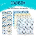 thumbnail image 3 of Manta de recepción para bebés Omilion, 4 unidades, 76 x 76 cm, algodón, 3 of 6