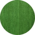 thumbnail image 1 of Ahgly Company Indoor Round Abstract Green Modern Area Rugs, 4' Round, 1 of 4