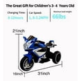 thumbnail image 3 of TSKER 6V Kids Electric motorcycle/ Small Kids toys motorcycle/Kids electric car/electric ride on motorcycle for 3-4 years boys, 3 of 6