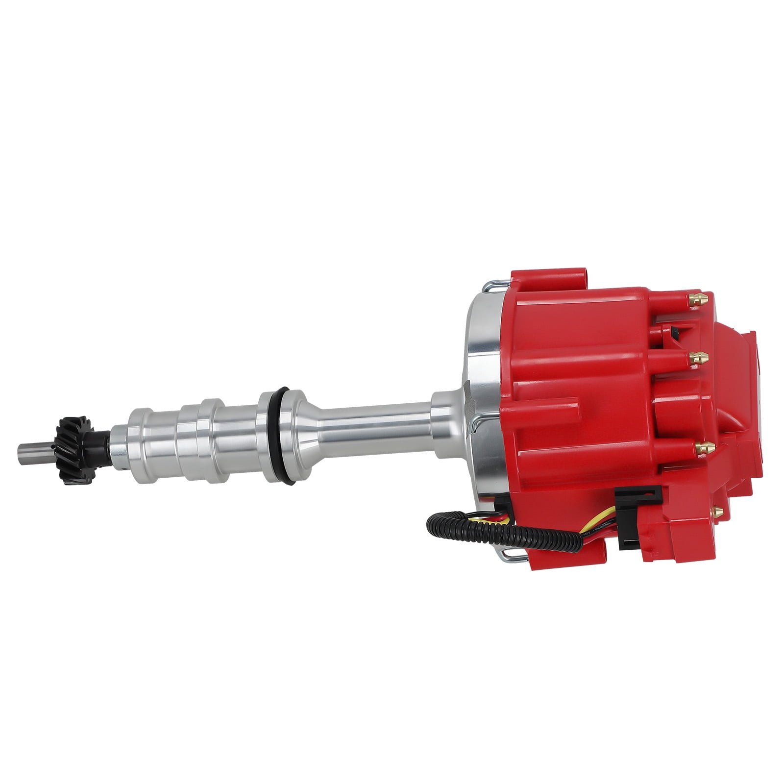 Maxpeedingrods HEI Distributor for Ford FE Big Block 352 360 390 427 428 V8 5.8L-7.0L 1/4" Shaft, Replacement for HEI008RD R26453 AR37859