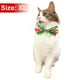 thumbnail image 2 of Collar para mascotas navideño, , Anillo para el cuello con patrón navideño | Linda pajarita de nailon a la moda para cachorros de gatos pequeños, 2 of 6